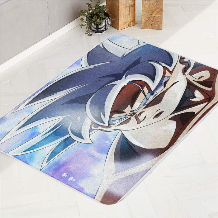 white goku dragon ball super bath rugs