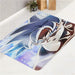 white goku dragon ball super bath rugs