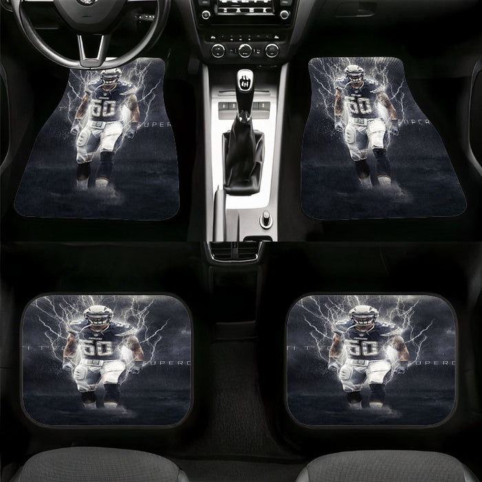 thunder power nfl Car floor mats Universal fit