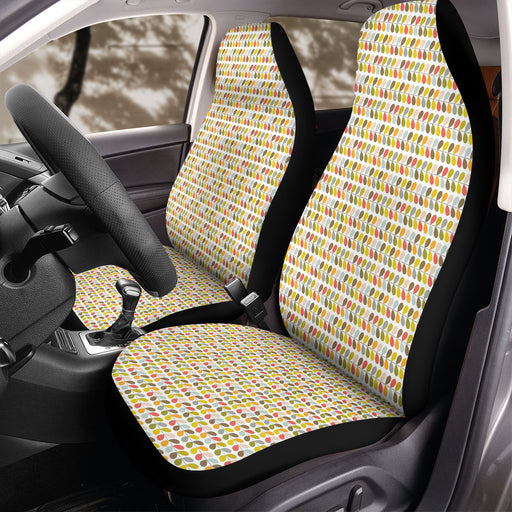 water droplets straight pattern Car Seat Covers