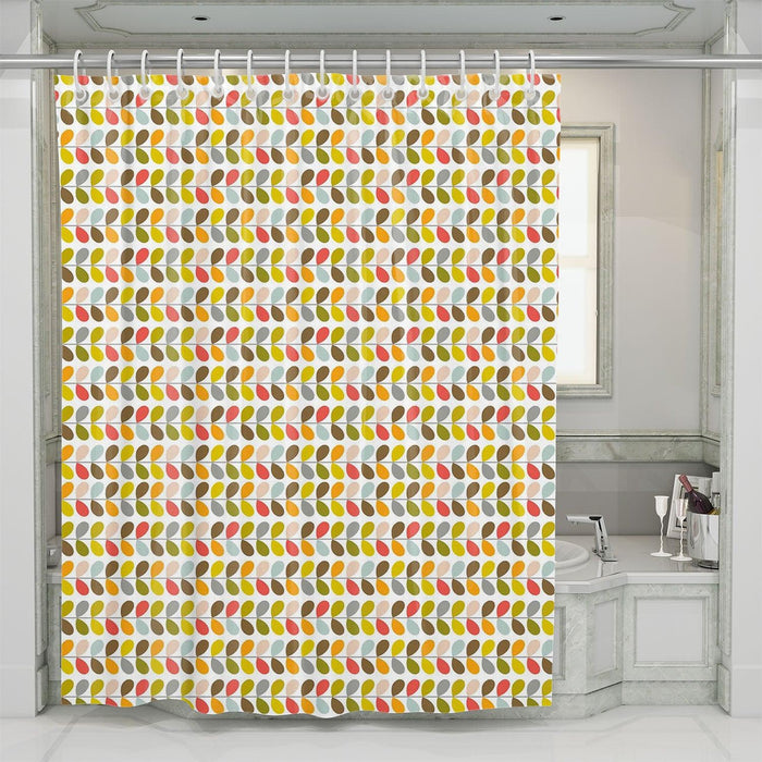 water droplets straight pattern shower curtains