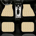 water droplets straight pattern Car floor mats Universal fit