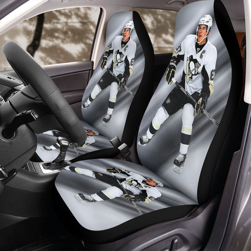 white sidney crosby nhl Car Seat Covers