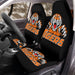 tigers logo team football dark Car Seat Covers