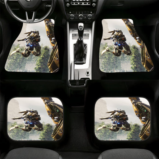 titanfall and pathfinder in the apex world Car floor mats Universal fit