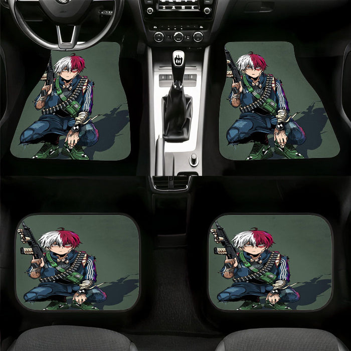 todoroki with weapon hypebeast Car floor mats Universal fit