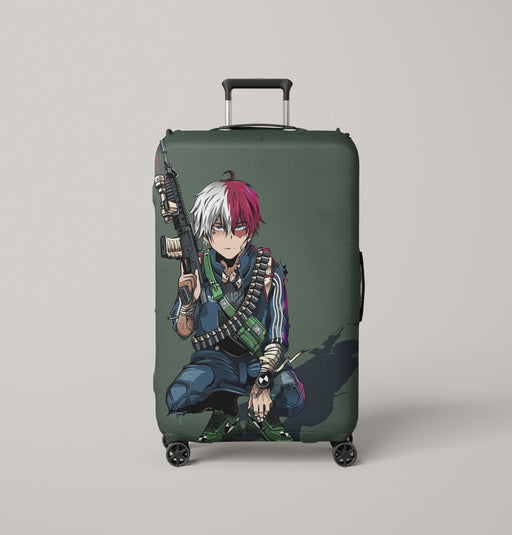 todoroki with weapon hypebeast Luggage Covers | Suitcase