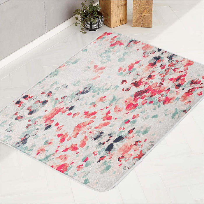 watercolor painting noise bath rugs