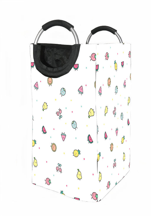 watermelon pear and cerry painting Laundry Hamper | Laundry Basket