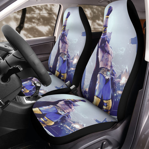 winner of king tekken game Car Seat Covers