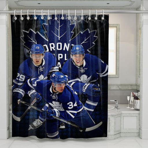 toronto hockey nhl shower curtains