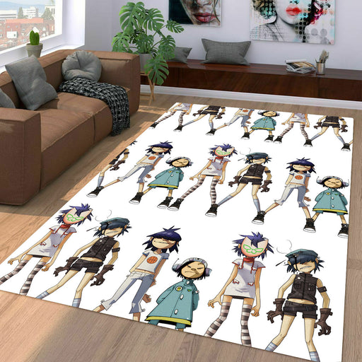 we are gorillaz using converse Living room carpet rugs