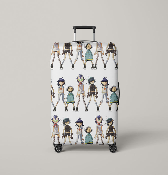 we are gorillaz using converse Luggage Cover | suitcase