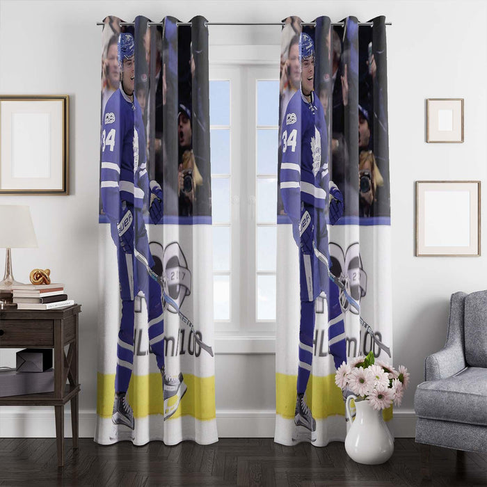 toronto maple leafs player hockey window Curtain