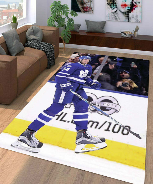 toronto maple leafs player hockey Living room carpet rugs