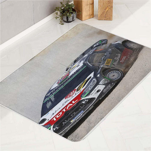 total abu dhabi car racing desert bath rugs