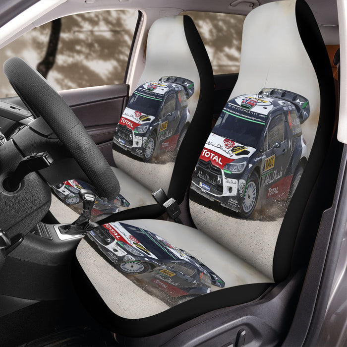 total abu dhabi car racing desert Car Seat Covers