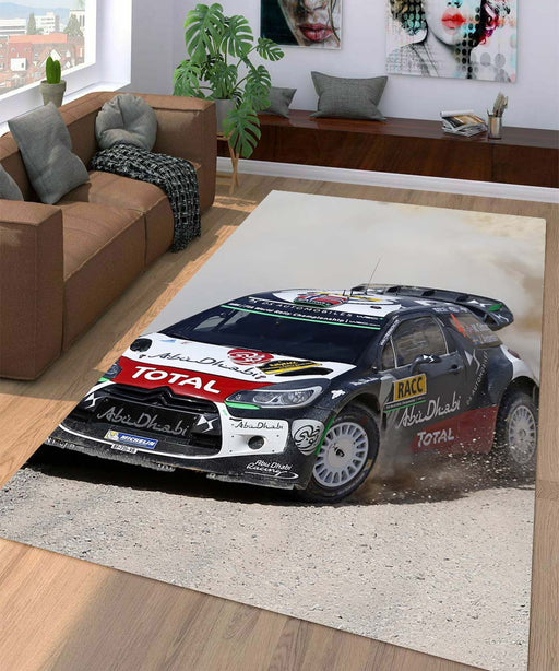 total abu dhabi car racing desert Living room carpet rugs