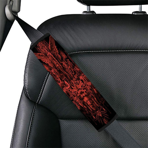 we burn to believe katniss everdeen Car seat belt cover