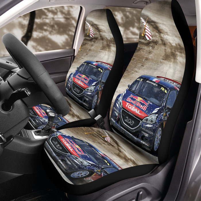 total redbull for car racing Car Seat Covers