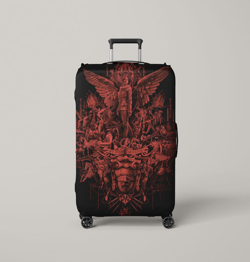 we burn to believe katniss everdeen Luggage Cover | suitcase