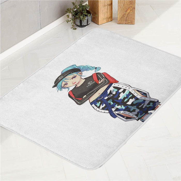 woman streetwear anime hypebeast bath rugs