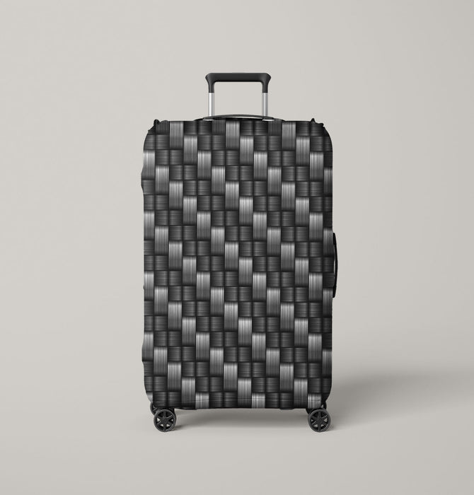 weaving metal pattern Luggage Cover | suitcase