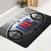 woods la clappers logo bath rugs