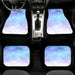 white christmas and bokeh light Car floor mats Universal fit