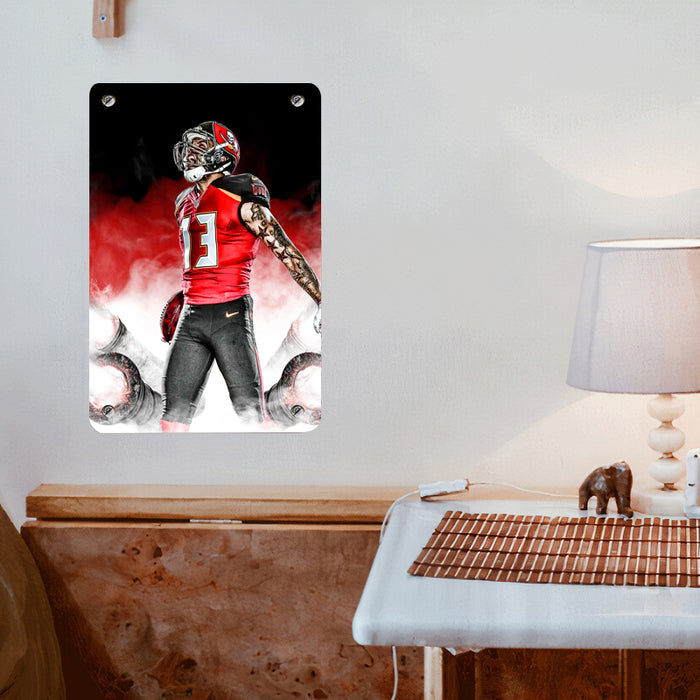 true man mike evans football player Poster Metal print wall art