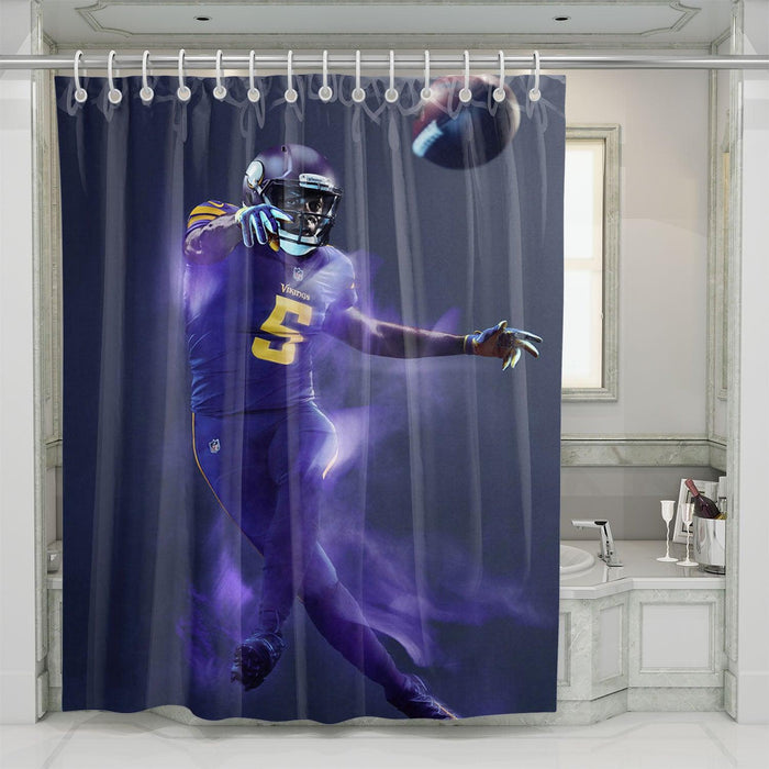 try to the ball nhl shower curtains