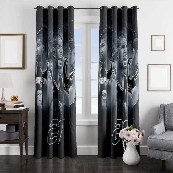 twenty one best player basketball window Curtain