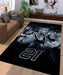 twenty one best player basketball Living room carpet rugs