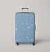 white stars in the center of blue Luggage Cover | suitcase