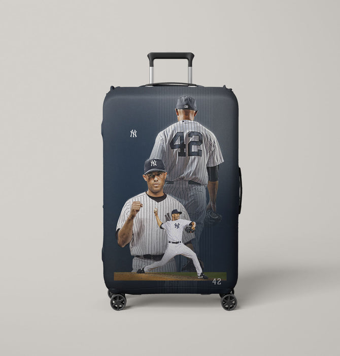 yankees legend player mariano rivera Luggage Cover