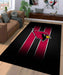 two line of arizona cardinals Living room carpet rugs