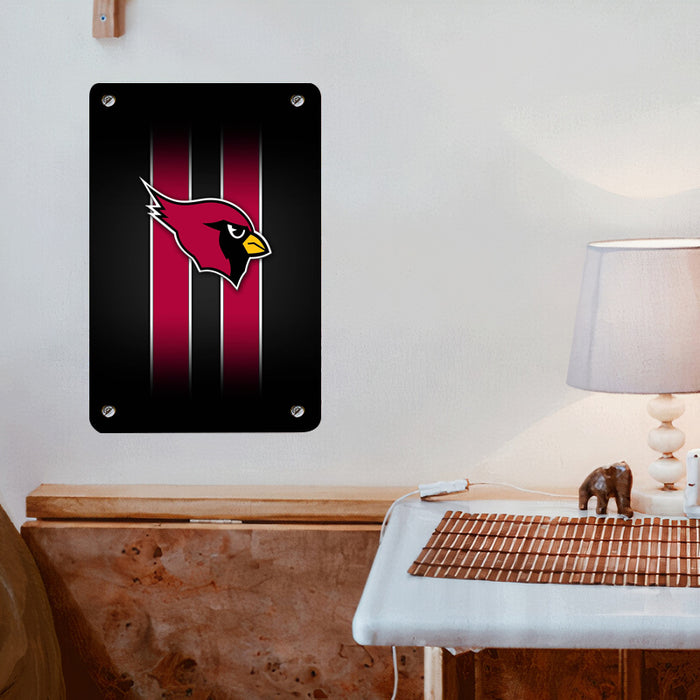 two line of arizona cardinals Poster Metal print wall art