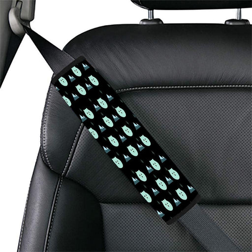 winter white bear mountain Car seat belt cover