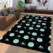 winter white bear mountain Living room carpet rugs