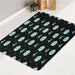 winter white bear mountain bath rugs