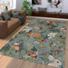 woodlads full of great animals Living room carpet rugs