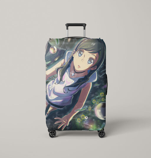 under the rain amano hina Luggage Covers | Suitcase