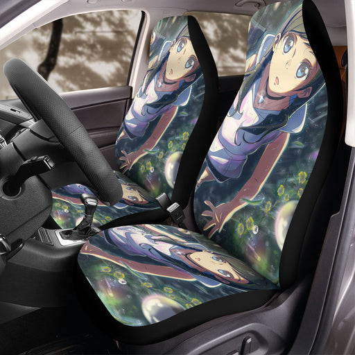 under the rain amano hina Car Seat Covers