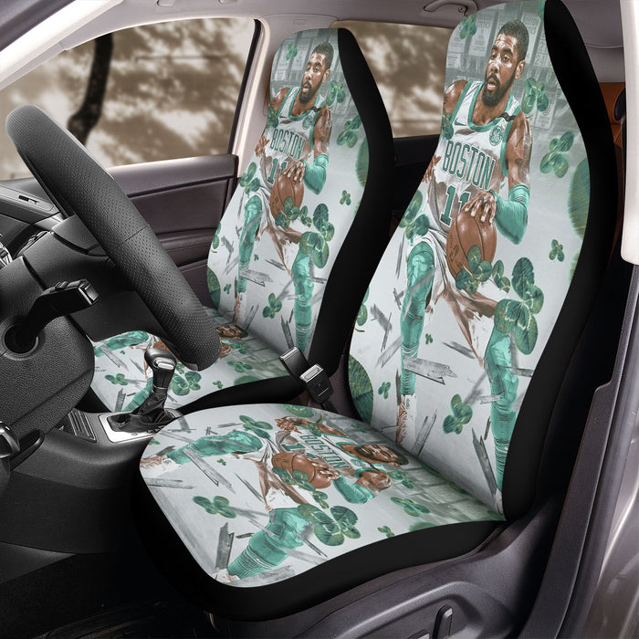 zero gravity celtic boston kyrie irving Car Seat Covers