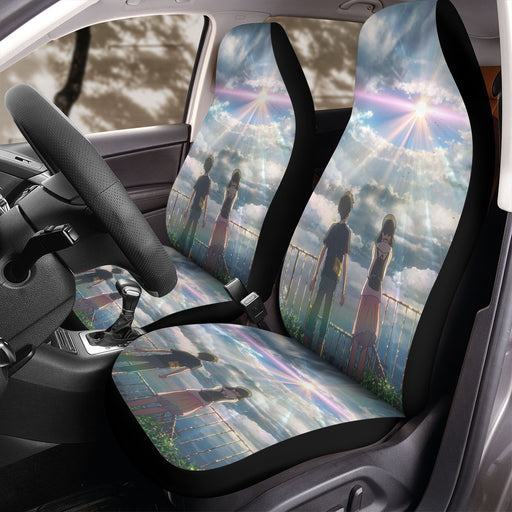 under the sun of weathering with you Car Seat Covers