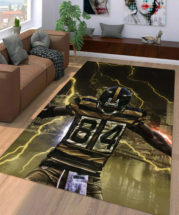 under the thunder antonio brown Living room carpet rugs