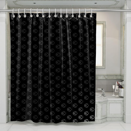 xbox logo dark for gamers shower curtains