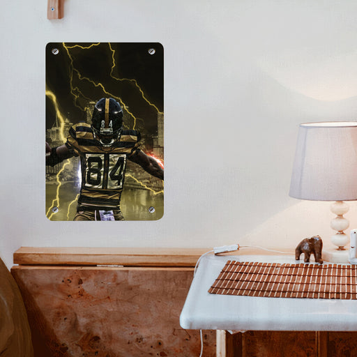 under the thunder antonio brown Poster Metal print wall art