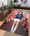 uraraka streetwear from my hero academia Living room carpet rugs