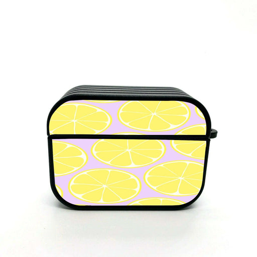 yellow lemon fruit airpods case